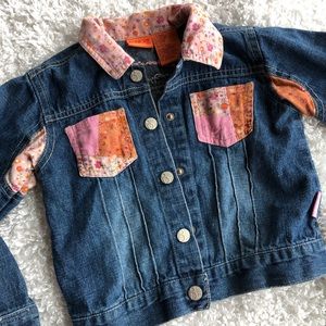 RARE Vintage 80’s bonjour girls patchwork jacket